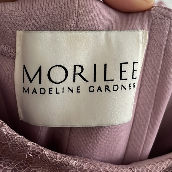 Beautiful Off-the-Shoulder Mauve Maxi Dress - Picture 6 of 6